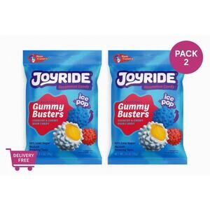 2 Pack of JOYRIDE Uncommon Candy ICE POP Gummy Busters Ryan Trahan